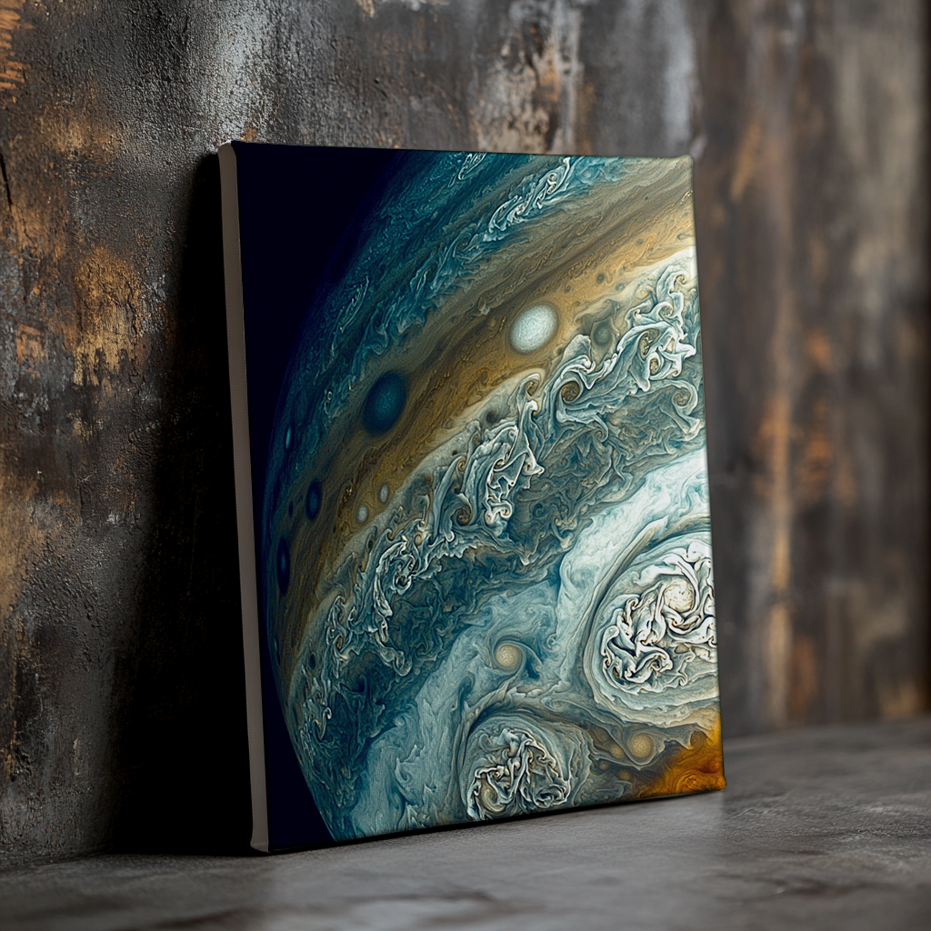 Canvas painting Planetary Elegance