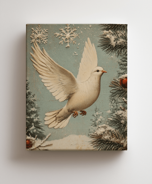 Canvas painting The Dove of Hope