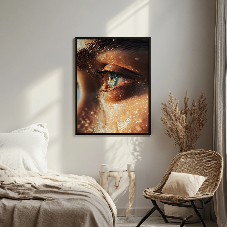 Radiant Profile canvas painting