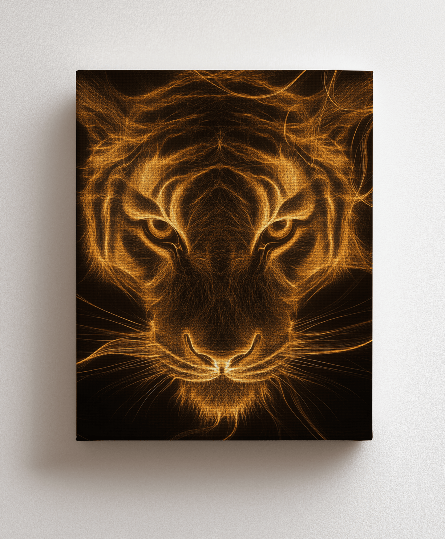 Canvas painting The Bright Gaze of the Tiger