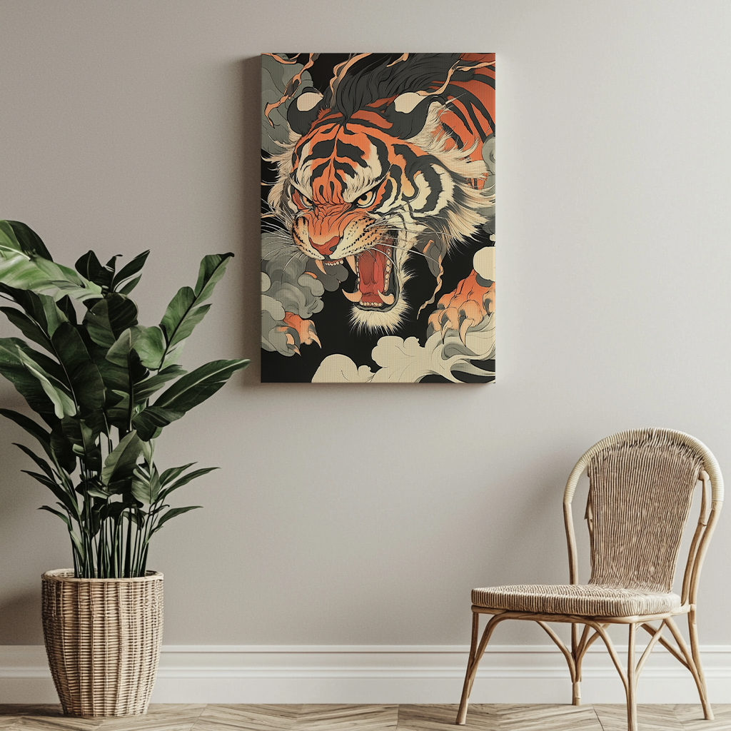 Spirit of the Tiger canvas painting